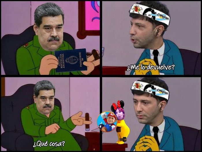 REPUBLICA ARGENTINA PASAPORTE. ¿Me lo devuelve? ¿Qué cosa?