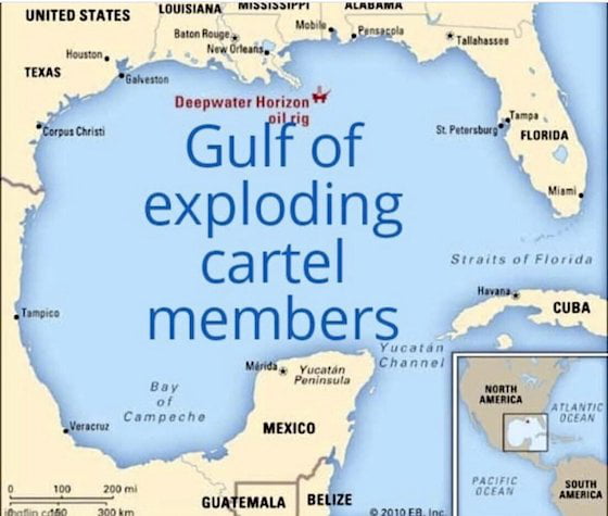 ESTADOS UNIDOS LUISIANA MISISIPI ALABAMA FLORIDA TEXAS MÉXICO GUATEMALA BELICE CUBA Houston Galveston Corpus Christi Tampico Veracruz Nueva Orleans Baton Rouge Mobile Pensacola Tallahassee San Petersburgo Tampa Miami La Habana Mérida Golfo de México Bahía de Campeche Canal de Yucatán Estrecho de Florida Plataforma petrolera Deepwater Horizon Golfo 