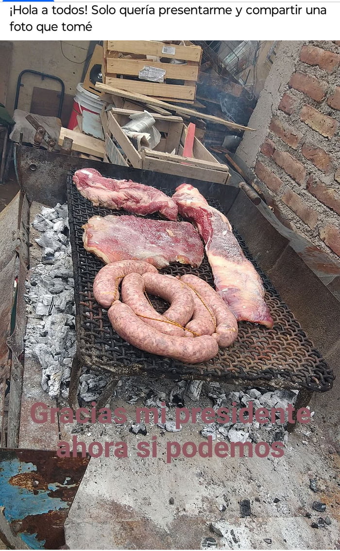 ¡Hola a todos! Solo quería presentarme y compartir una foto que tomé. Gracias mi presidente ahora si podemos.