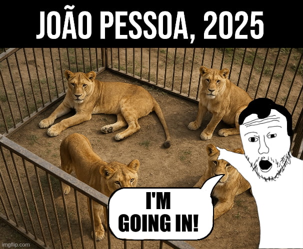 JOÃO PESSOA, 2025. EU VOU ENTRAR!