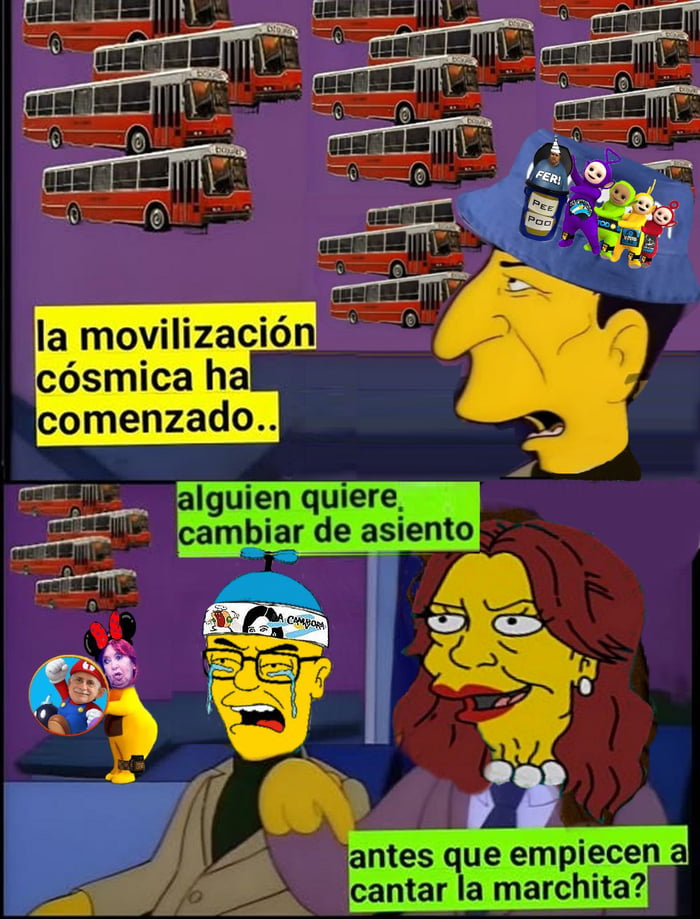 la movilización cósmica ha comenzado.. alguien quiere cambiar de asiento antes que empiecen a cantar la marchita?