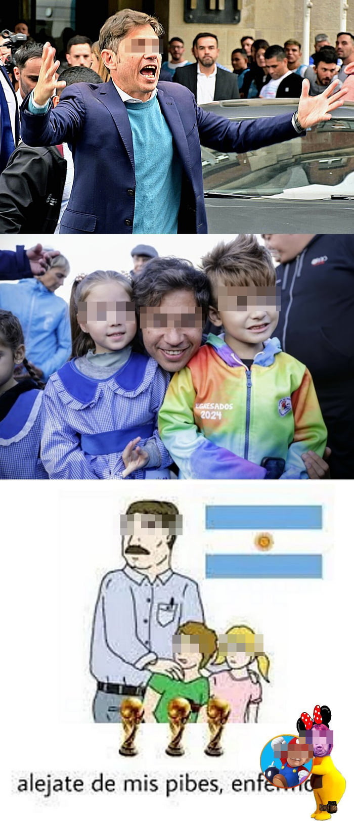 EGRESADOS 2024. aléjate de mis pibes, enfermo.