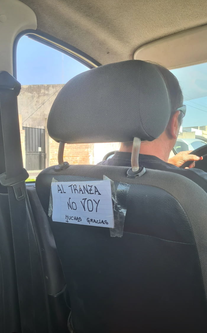 AL TRANZA NO VOY MUCHAS GRACIAS