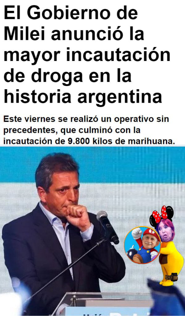 El Gobierno de Milei anunció la mayor incautación de droga en la historia argentina. Este viernes se realizó un operativo sin precedentes, que culminó con la incautación de 9.800 kilos de marihuana.