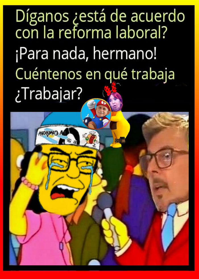 Díganos ¿está de acuerdo con la reforma laboral? ¡Para nada, hermano! Cuéntenos en qué trabaja ¿Trabajar?