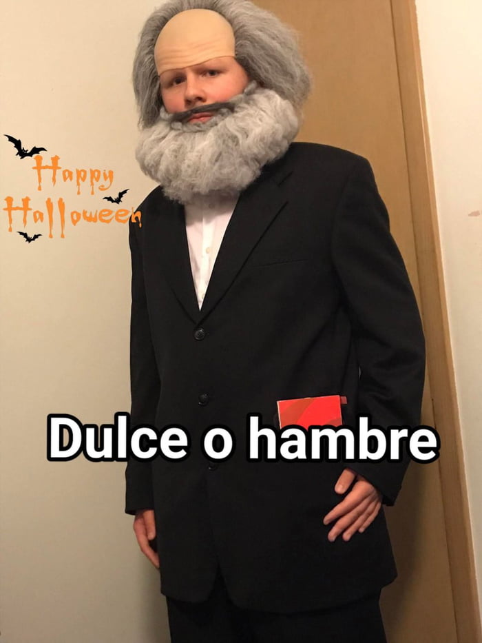Feliz Halloween. Dulce o hambre.