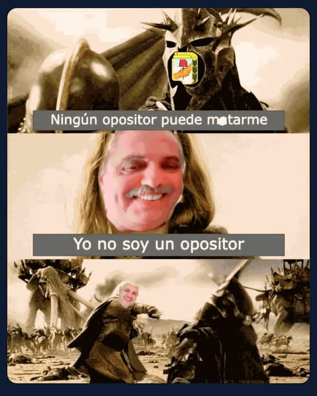 Ningún opositor puede matarme. Yo no soy un opositor.