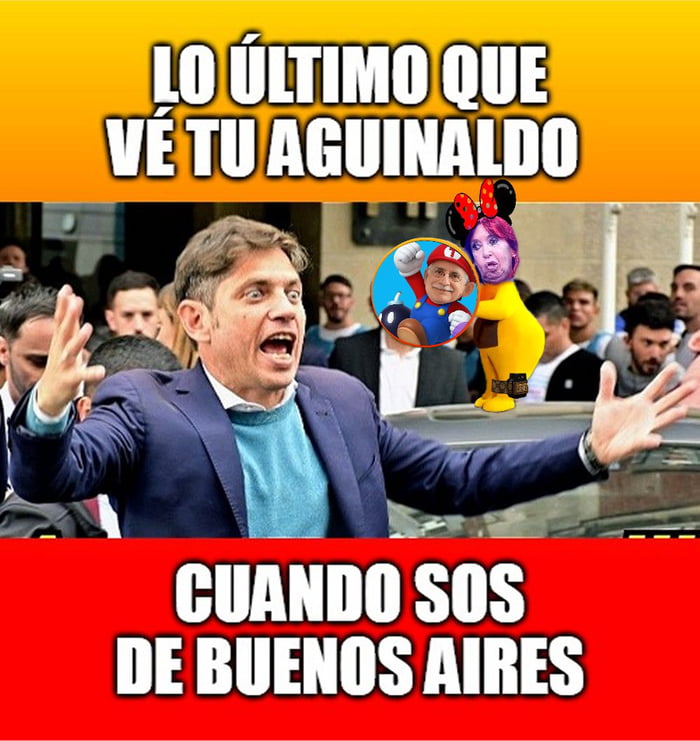 LO ÚLTIMO QUE VÉ TU AGUINALDO CUANDO SOS DE BUENOS AIRES