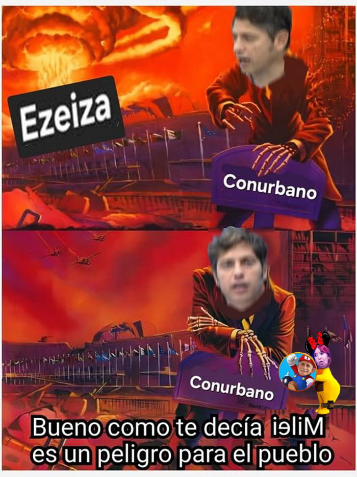 Ezeiza Conurbano Bueno como te decía Milei es un peligro para el pueblo