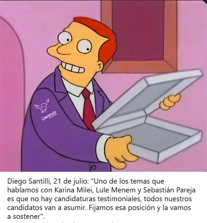 Diego Santilli, 21 de julio: 