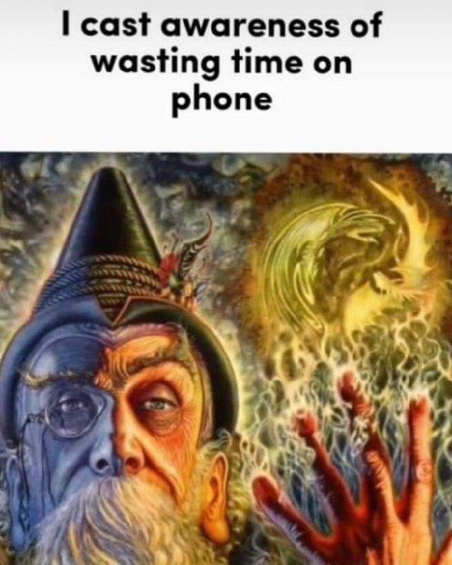 I cast awareness of wasting time on phone