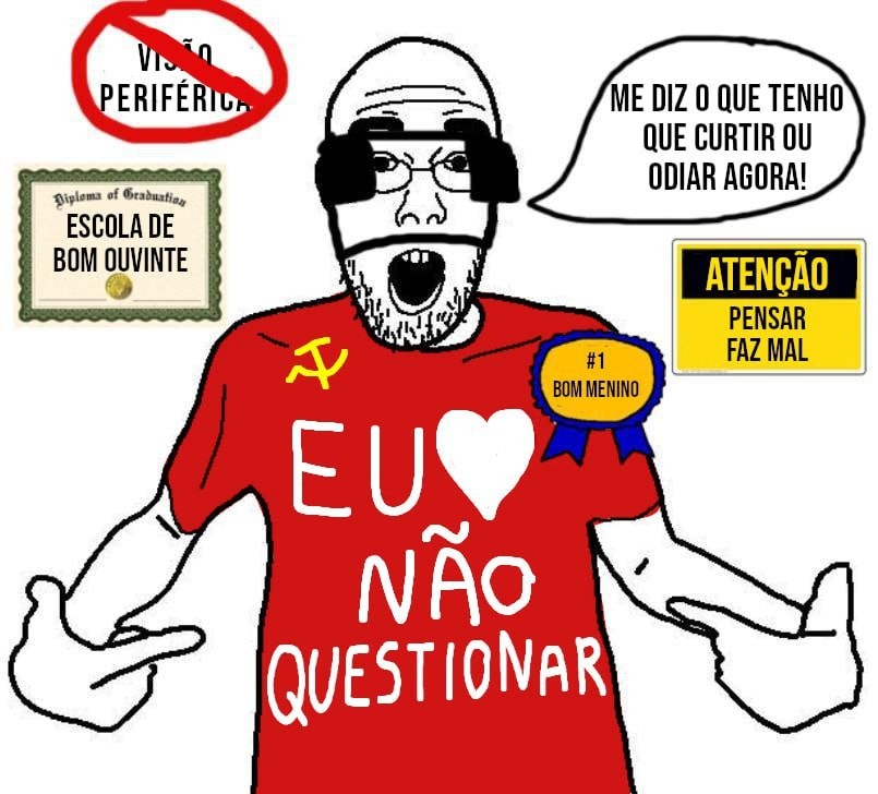 VISÃO PERIFÉRICA Diploma of Graduation ESCOLA DE BOM OUVINTE ME DIZ O QUE TENHO QUE CURTIR OU ODIAR AGORA! ATENÇÃO PENSAR FAZ MAL #1 BOM MENINO EU ❤️ NÃO QUESTIONAR