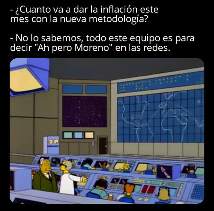¿Cuánto va a dar la inflación este mes con la nueva metodología? No lo sabemos, todo este equipo es para decir 