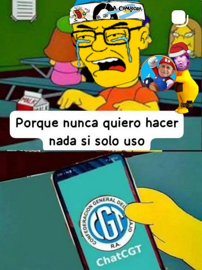 Porque nunca quiero hacer nada si solo uso Confederación General del Trabajo R.A. ChatCGT