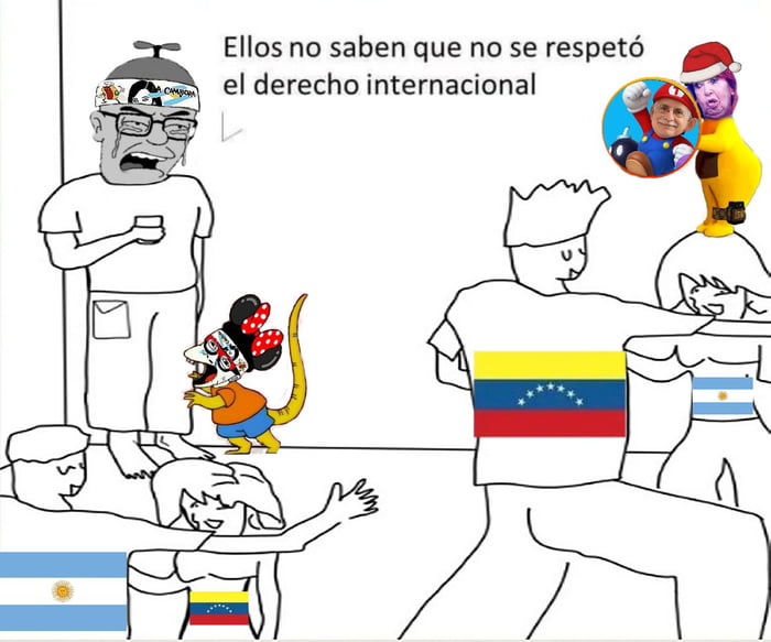 Ellos no saben que no se respetó el derecho internacional