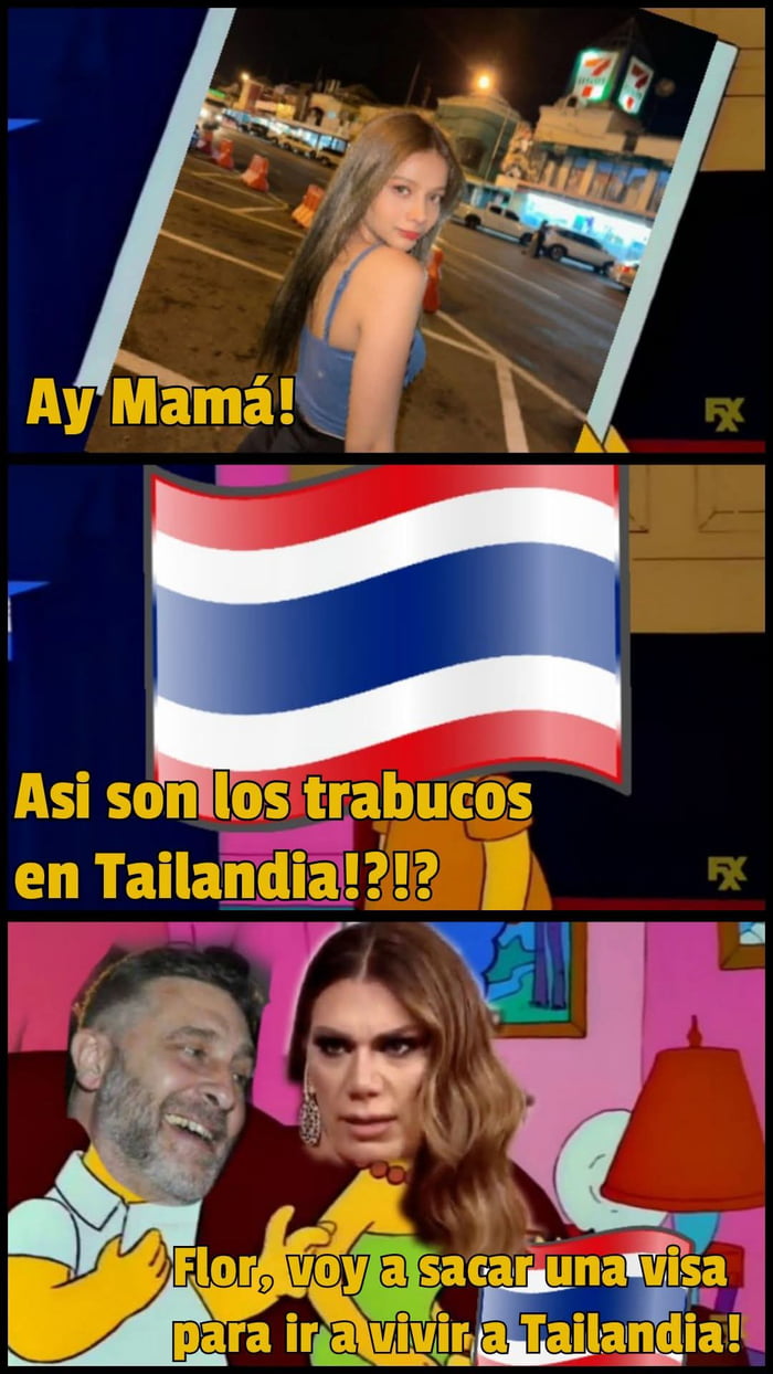 Ay Mamá! Así son los trabucos en Tailandia!?!? Flor, voy a sacar una visa para ir a vivir a Tailandia!