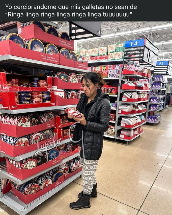 Yo cerciorandome que mis galletas no sean de 