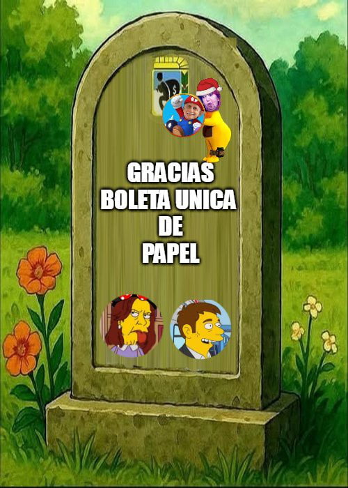 GRACIAS BOLETA UNICA DE PAPEL