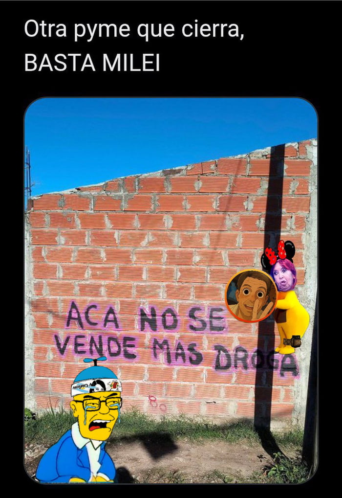 Otra pyme que cierra, BASTA MILEI. ACA NO SE VENDE MAS DROGA.