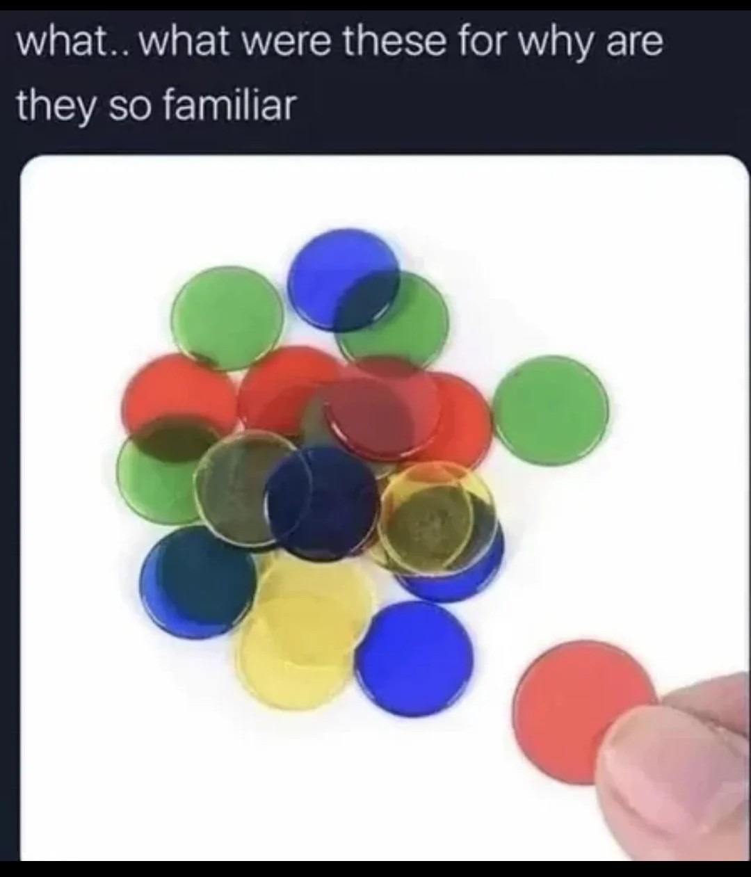 what.. what were these for why are they so familiar