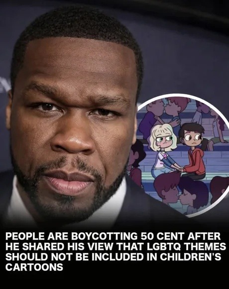 People are boycotting 50 Cent after he shared his view that LGBTQ themes should not be included in children's cartoons.