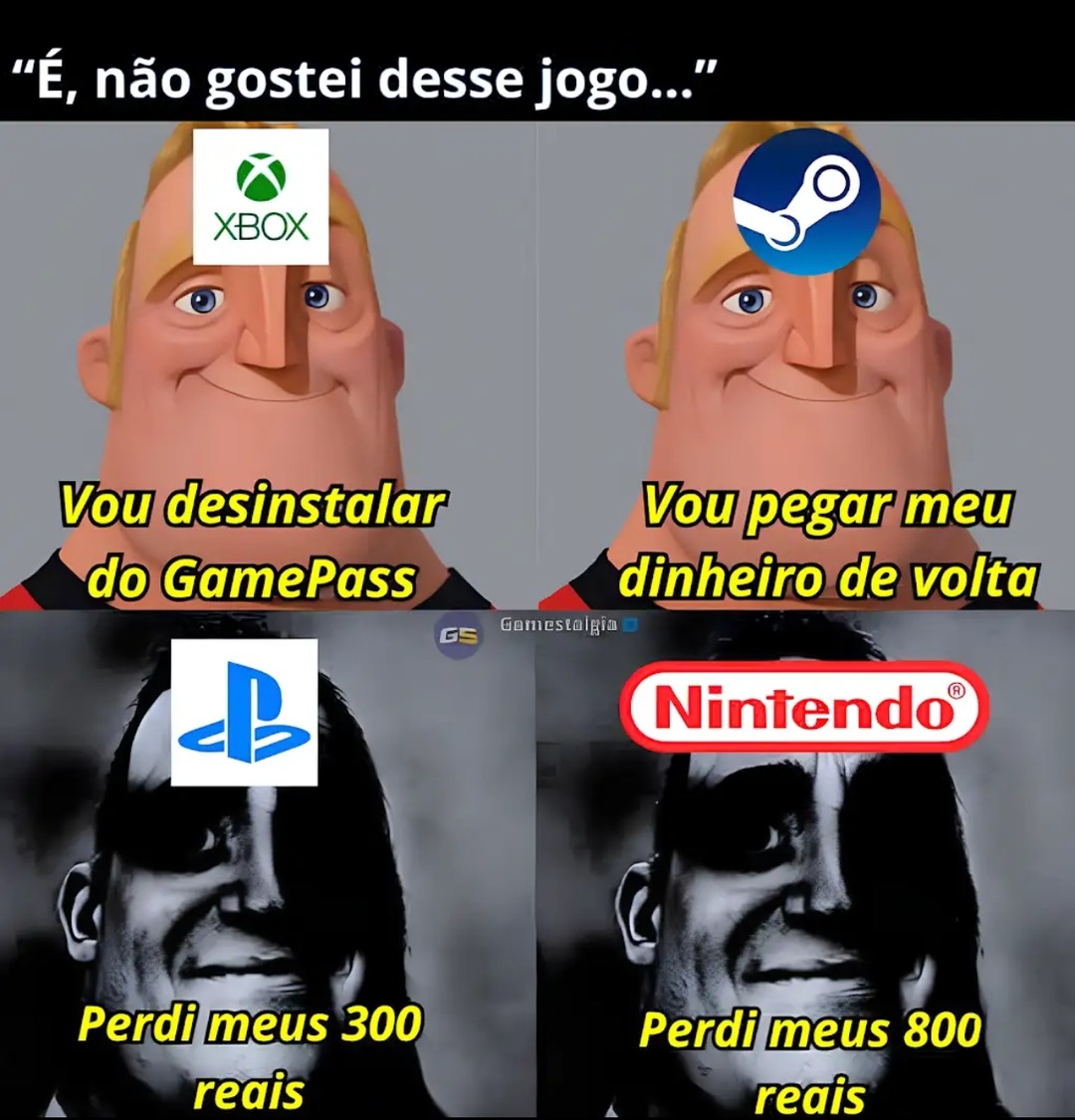É, não gostei desse jogo... Vou desinstalar do GamePass. Vou pegar meu dinheiro de volta. Perdi meus 300 reais. Perdi meus 800 reais.