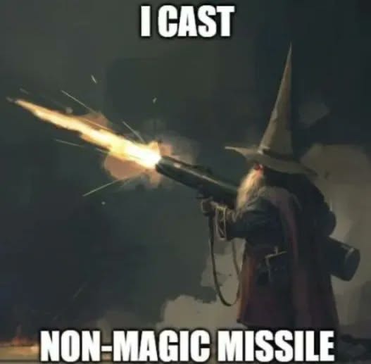I CAST NON-MAGIC MISSILE