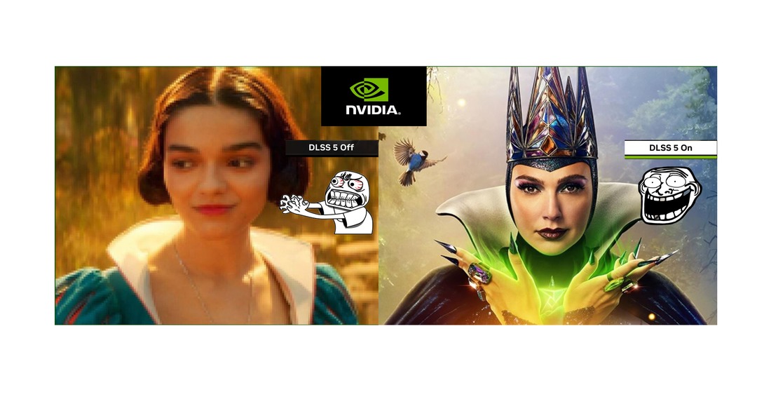NVIDIA. DLSS 5 Off. DLSS 5 On.