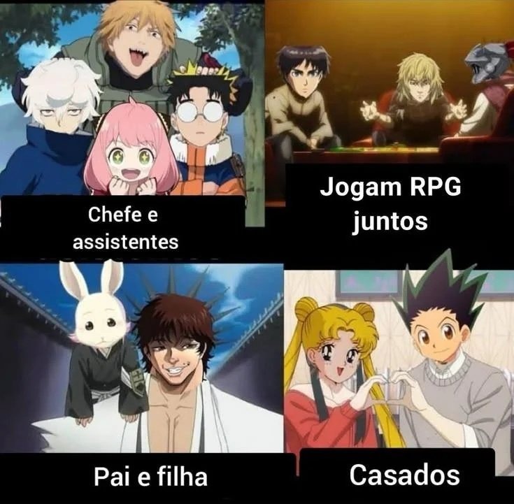 Chefe e assistentes Jogam RPG juntos Pai e filha Casados