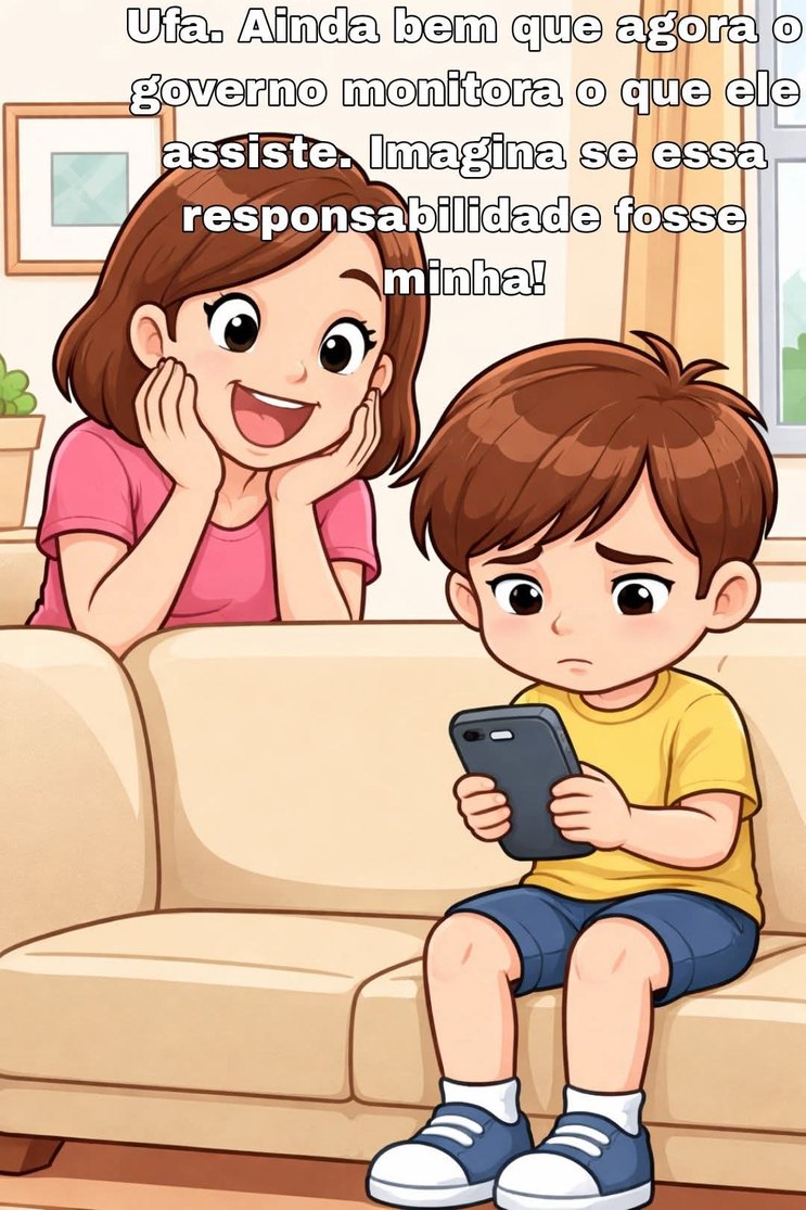 Ufa. Ainda bem que agora o governo monitora o que ele assiste. Imagina se essa responsabilidade fosse minha!