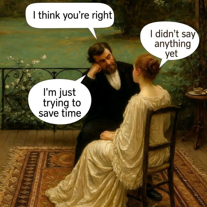 I think you're right I didn't say anything yet I'm just trying to save time