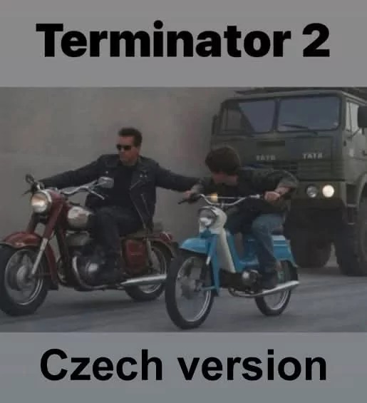Terminator 2 Czech version