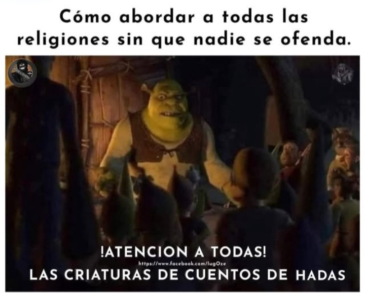 Cómo abordar a todas las religiones sin que nadie se ofenda. ¡ATENCIÓN A TODAS! LAS CRIATURAS DE CUENTOS DE HADAS