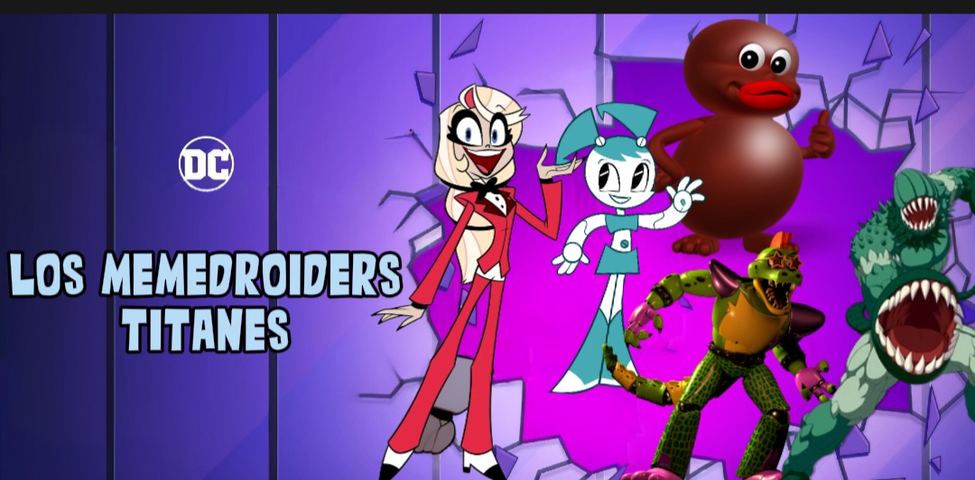 LOS MEMEDROIDERS TITANES. Logo de DC.
