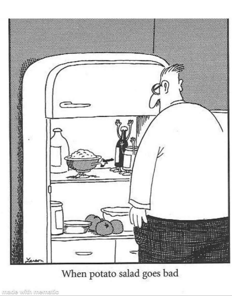 When potato salad goes bad