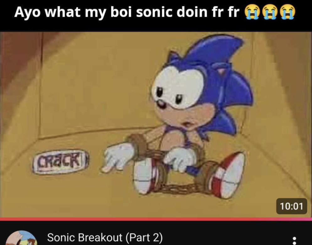 Ayo what my boi sonic doin fr fr 😭😭😭 CRACK Sonic Breakout (Part 2)