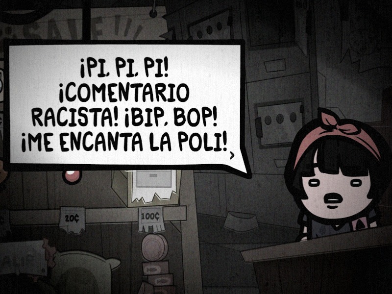 ¡PI. PI. PI! ¡COMENTARIO RACISTA! ¡BIP, BOP! ¡ME ENCANTA LA POLI!