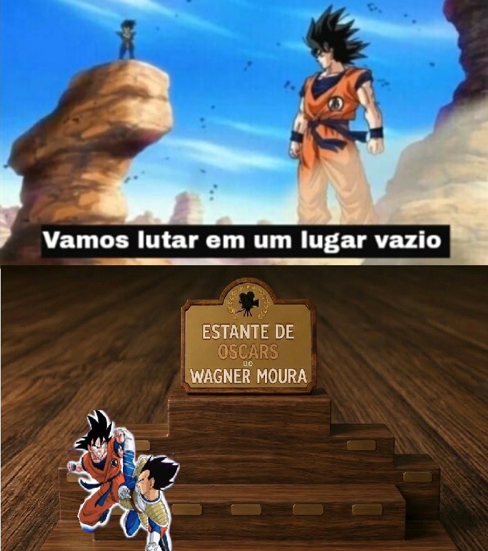 Vamos lutar em um lugar vazio ESTANTE DE OSCARS DO WAGNER MOURA