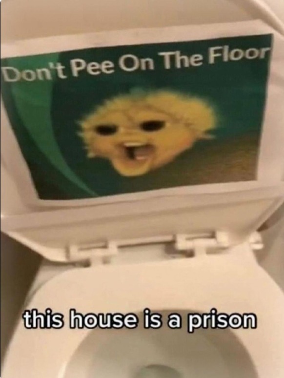 Don't Pee On The Floor this house is a prison