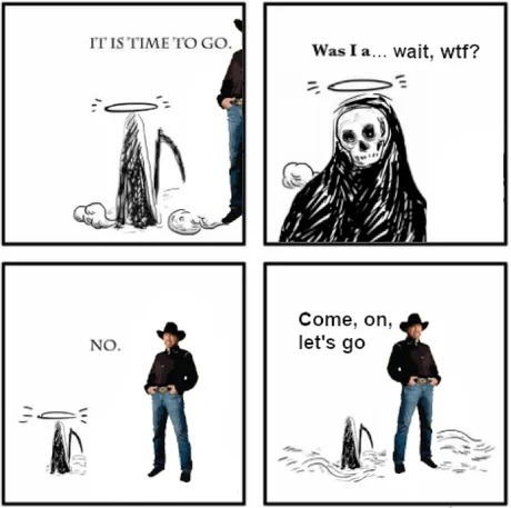 IT IS TIME TO GO. Was I a... wait, wtf? NO. Come, on, let's go