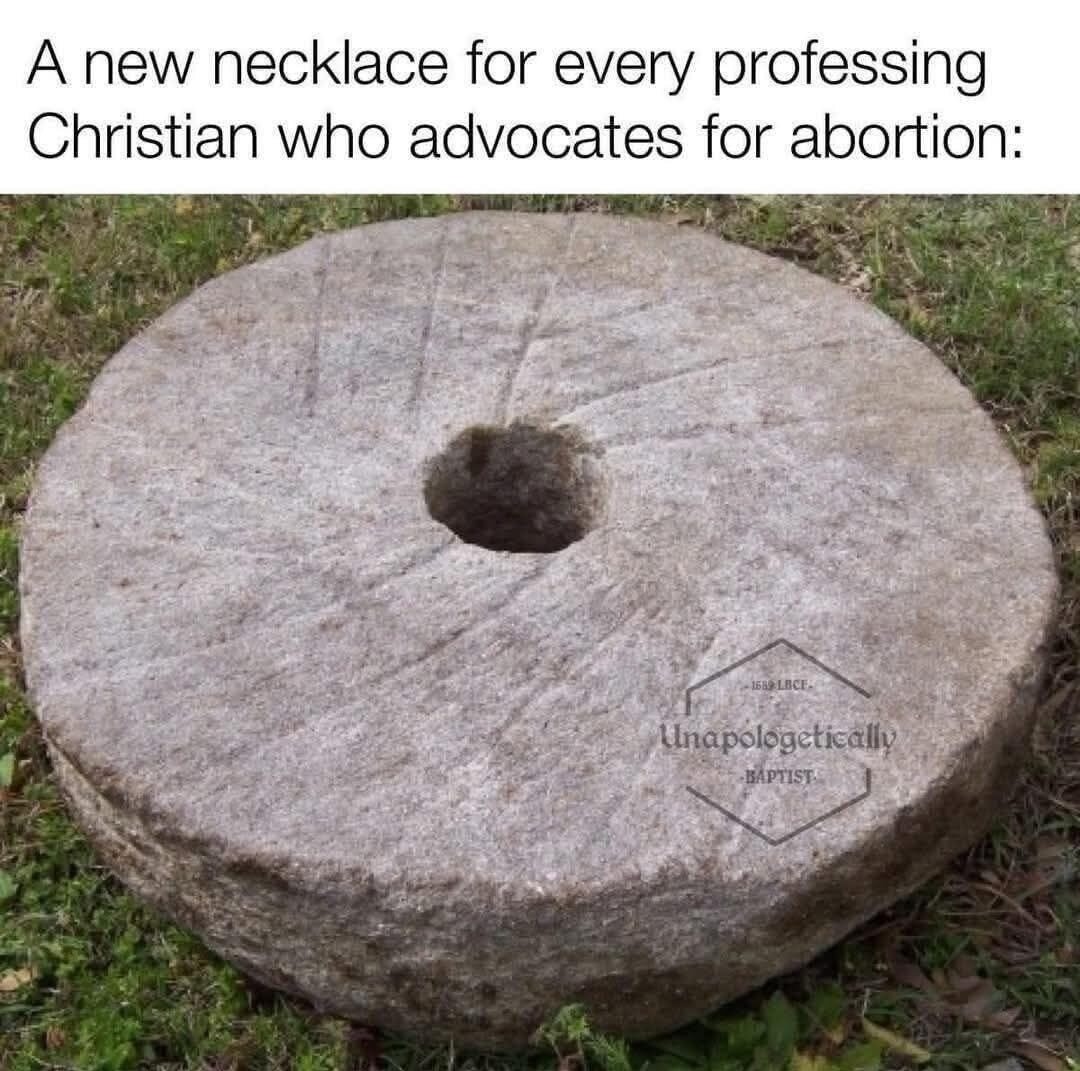 A new necklace for every professing Christian who advocates for abortion: Unapologetically Baptist