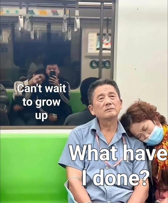 Can't wait to grow up What have I done?