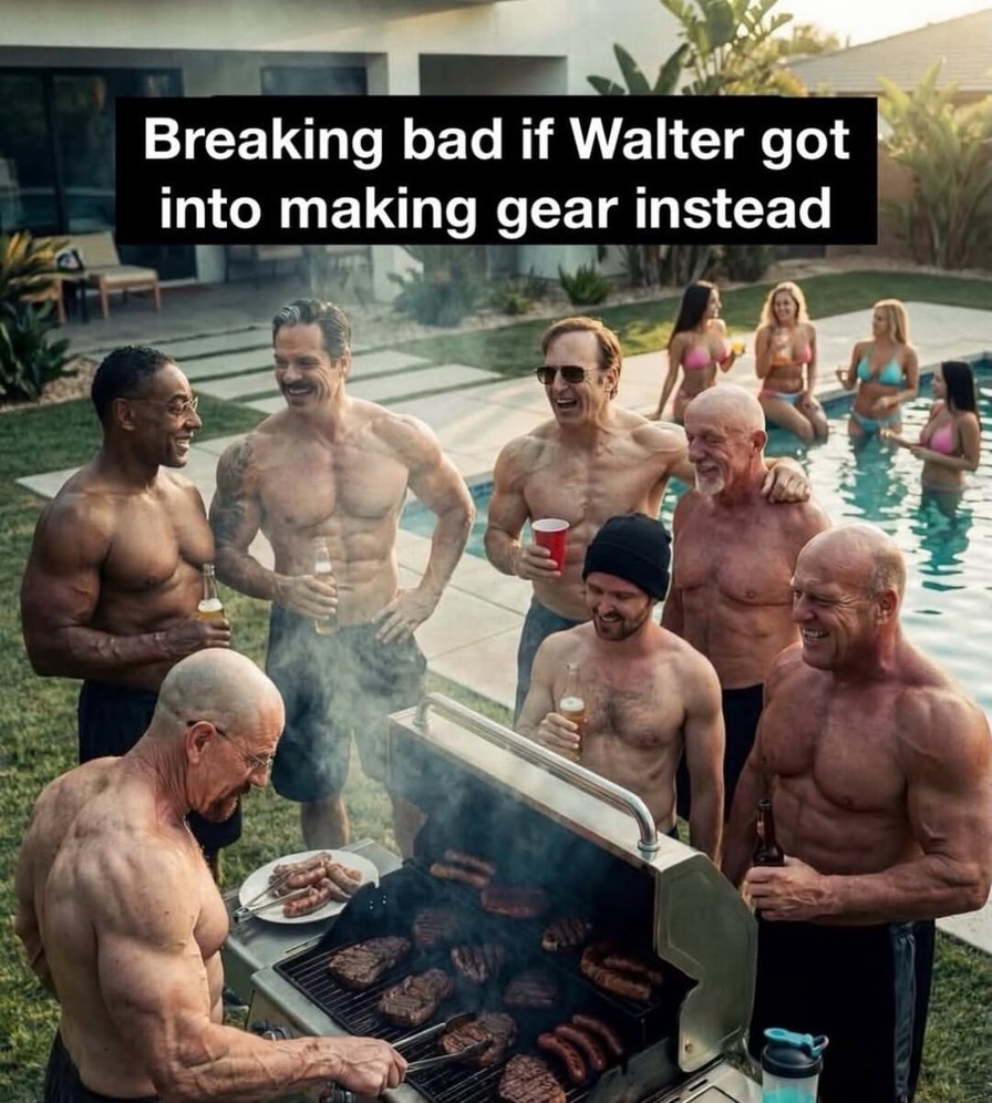 Breaking bad if Walter got into making gear instead