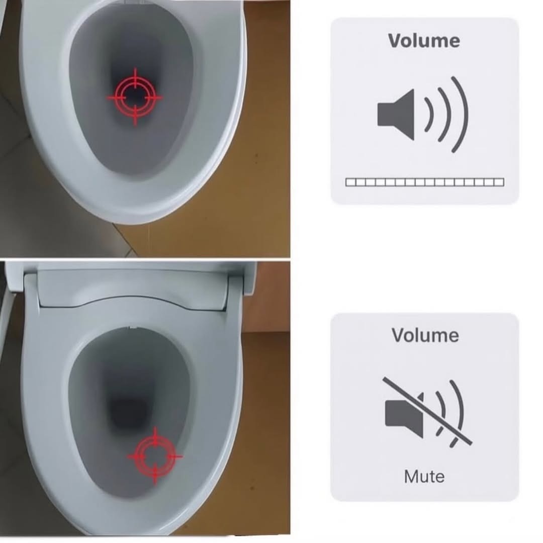 Volumen. Silencio. Apunta al centro para volumen, apunta al frente para silencio.