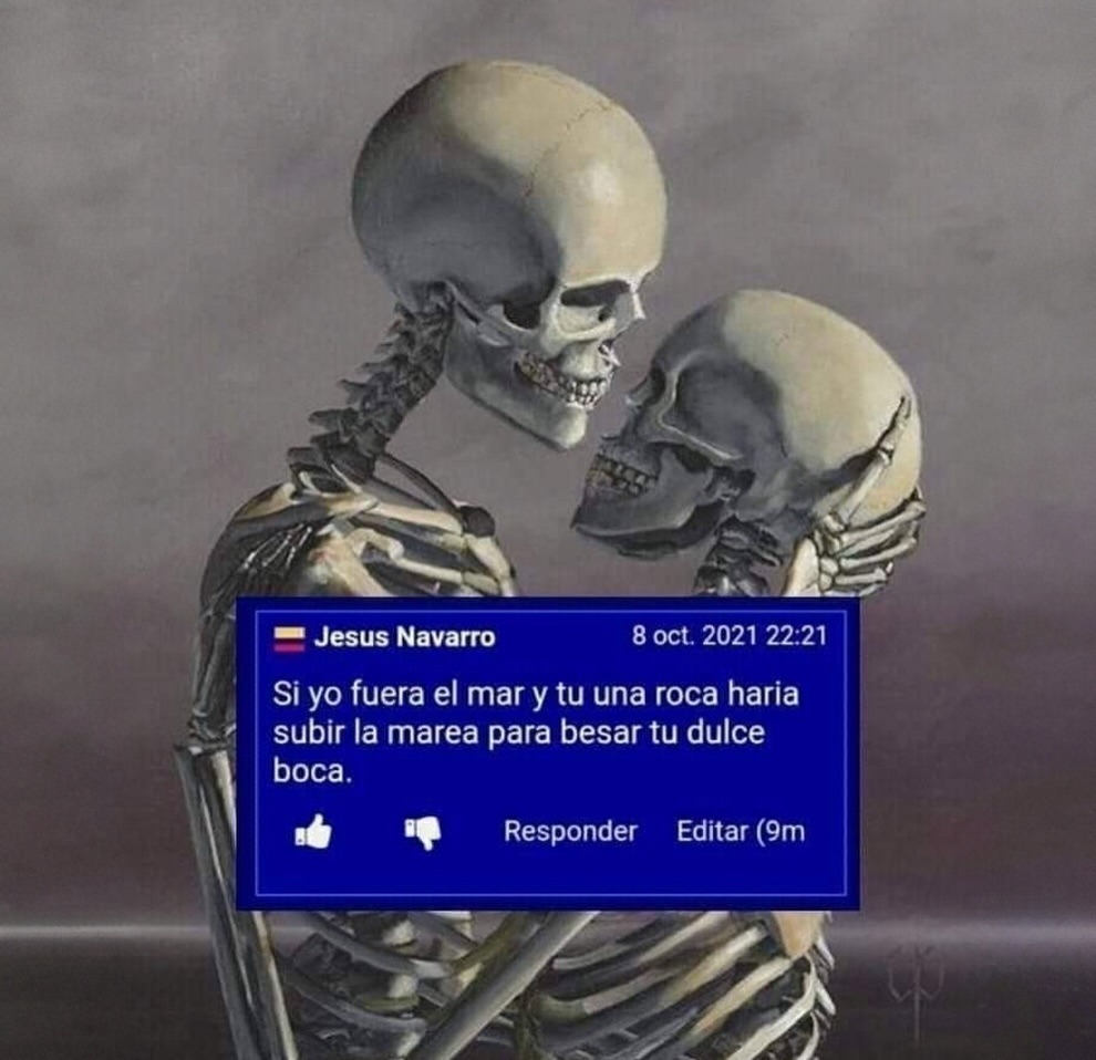 Si yo fuera el mar y tu una roca haria subir la marea para besar tu dulce boca.