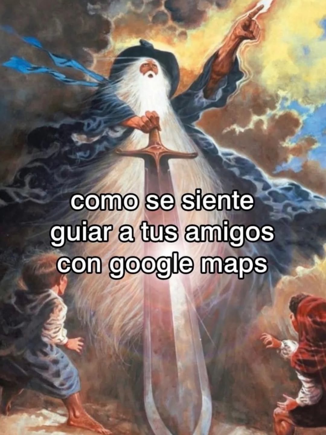 como se siente guiar a tus amigos con google maps
