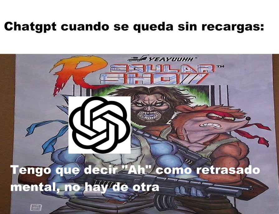 Chatgpt cuando se queda sin recargas: Tengo que decir 