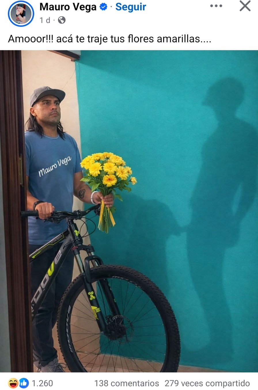 Mauro Vega Amooor!!! acá te traje tus flores amarillas.... Mauro Vega