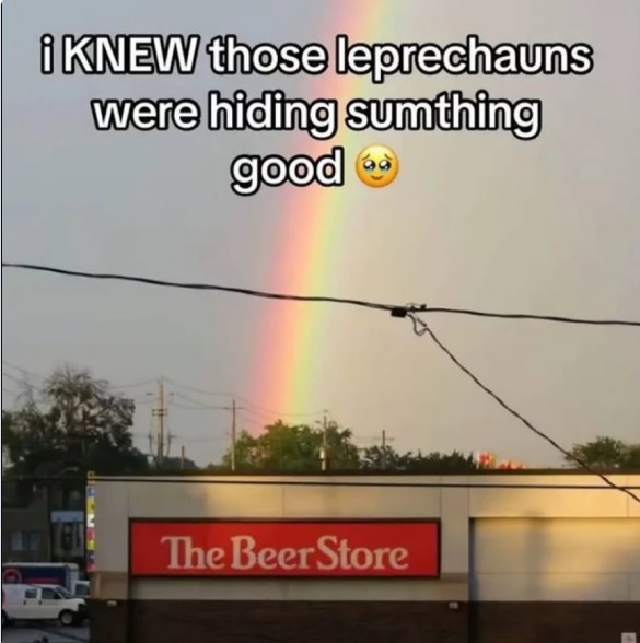 i KNEW those leprechauns were hiding sumthing good 🥺 The Beer Store