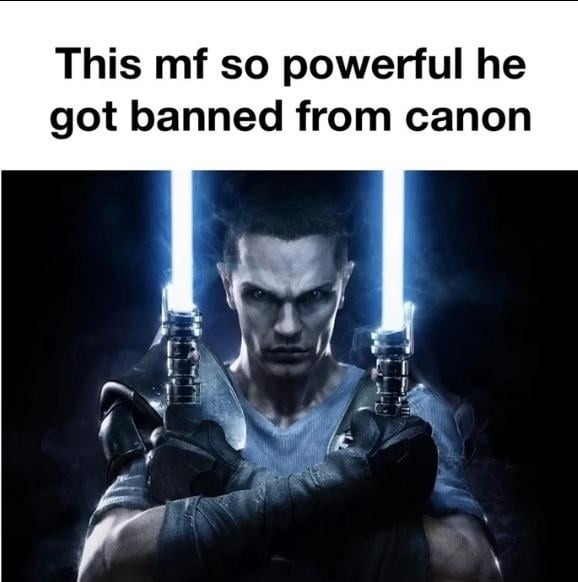 This mf so powerful he got banned from canon